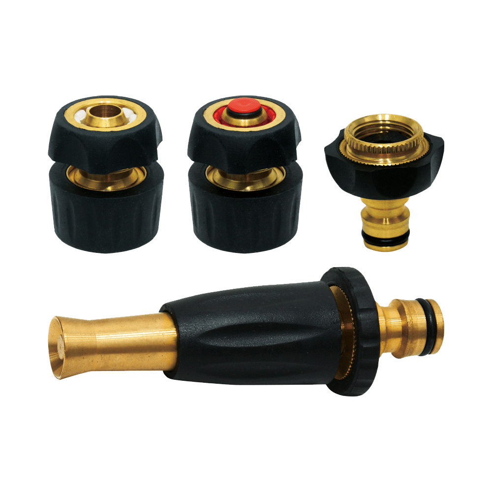AQUA FITT BRASS SPRAY NOZZLE SOFT SET 4P