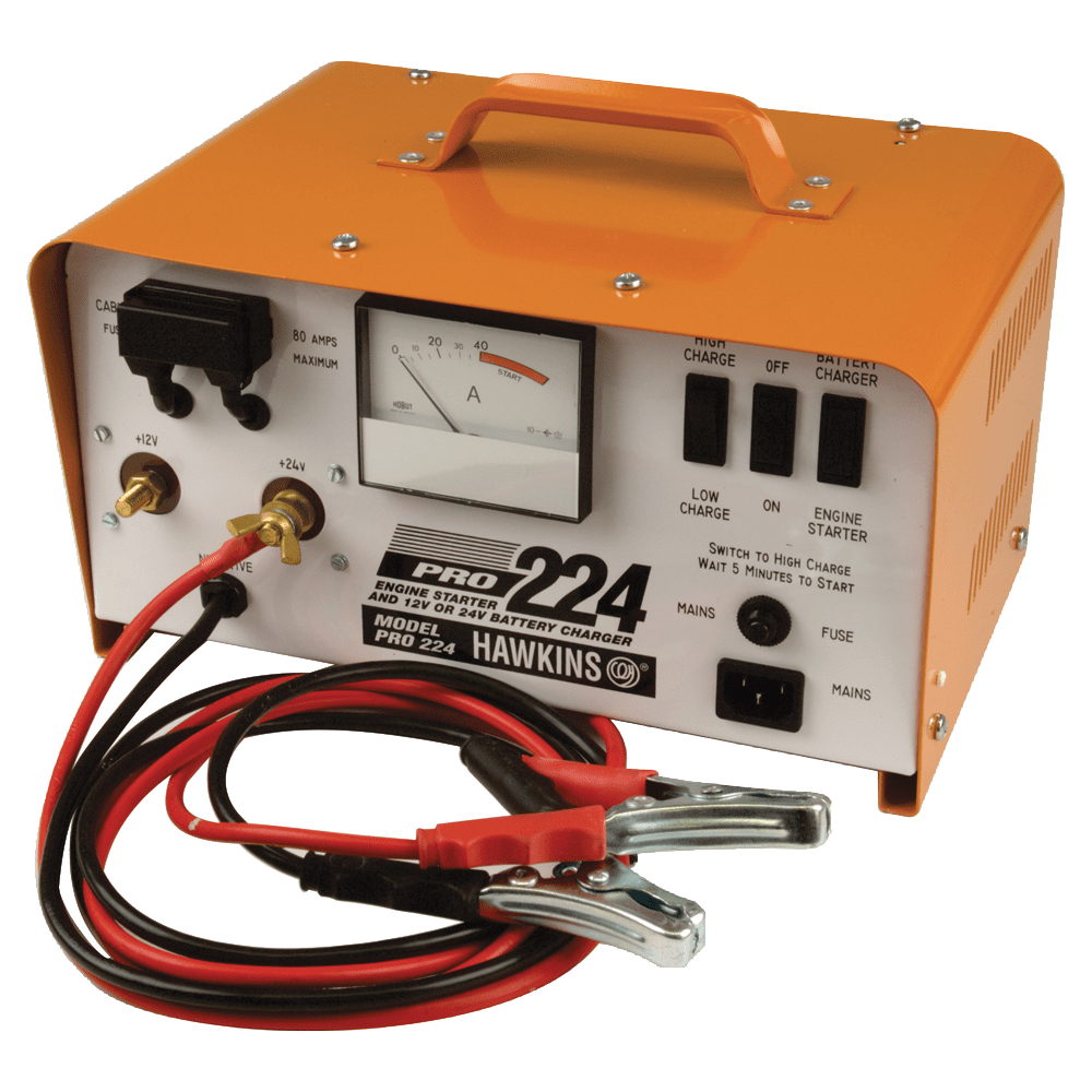 BATTERY HAWKINS PRO224 CHARGER 12/24V