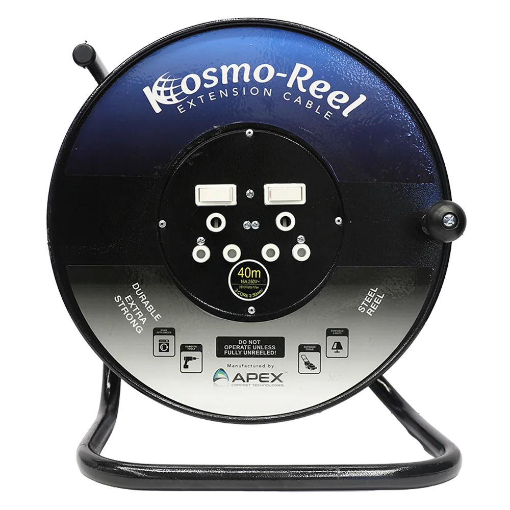 EXTENSION REEL MTS STEEL 40MX2.5 DBLPLUG