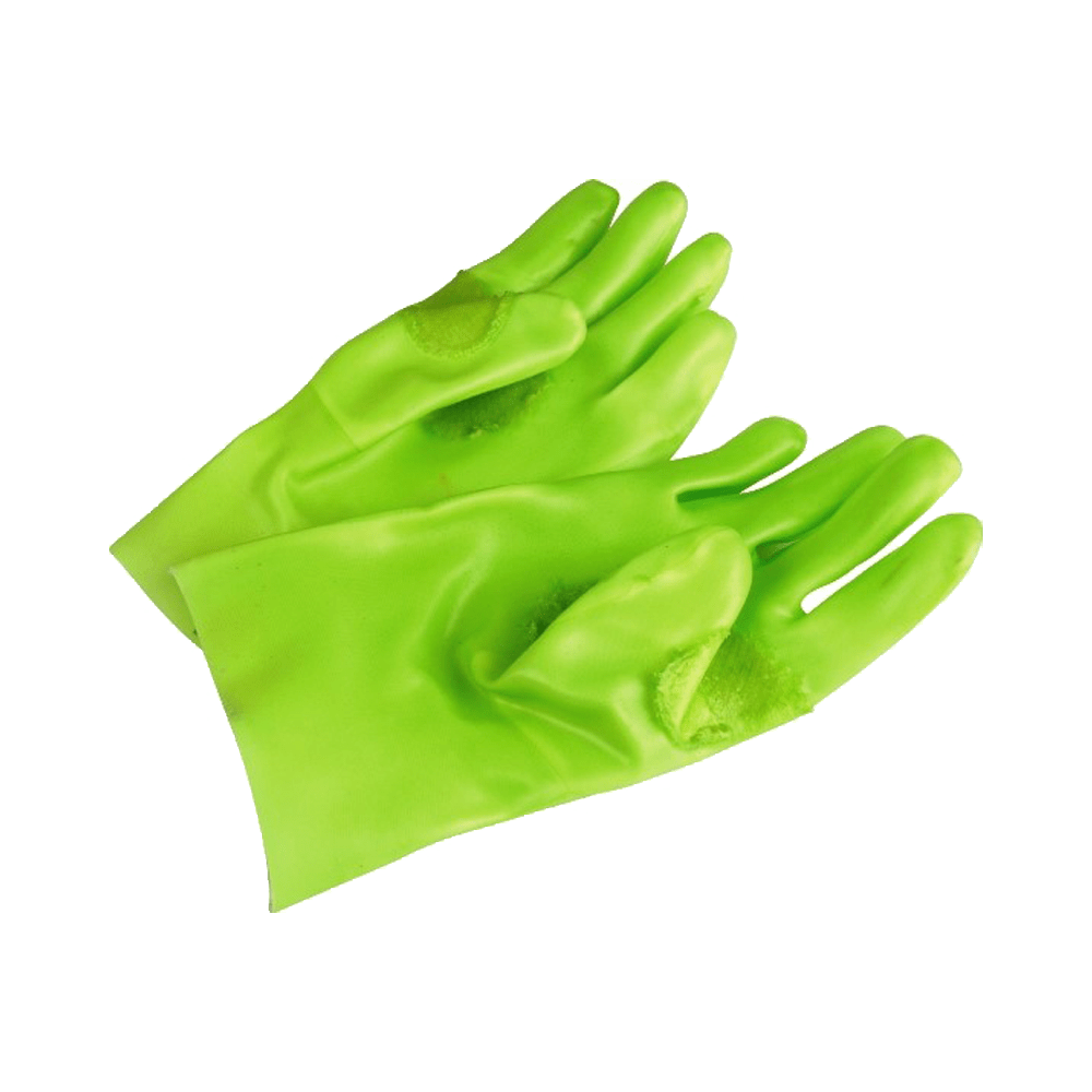 GLOVE SABS PVC RF OPEN H/VOS 27CM LOOSE