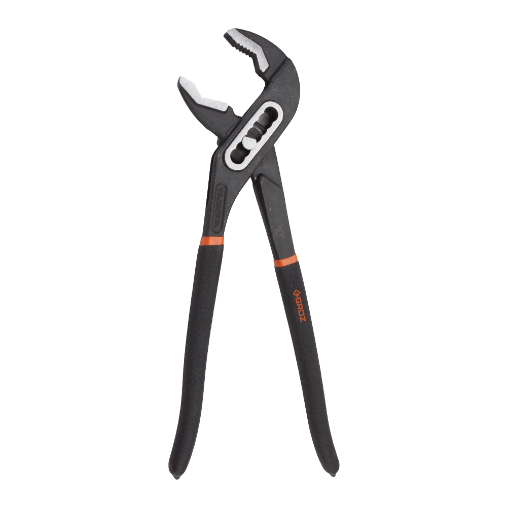 GROZ W/PUMP PLIER 250MM RUBBERIZEDHANDLE
