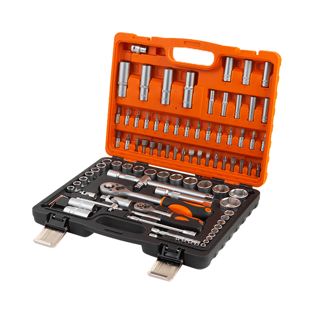 SOCKET SET 1/4 & 1/2″ 94PC KENDO