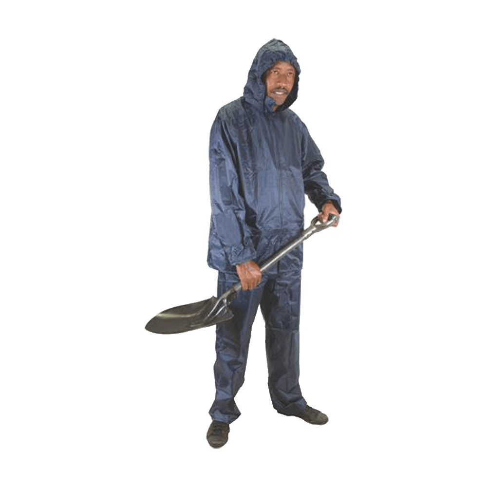 RAINSUIT MSAFE NAVY R/RIZED M 2PC+HOOD
