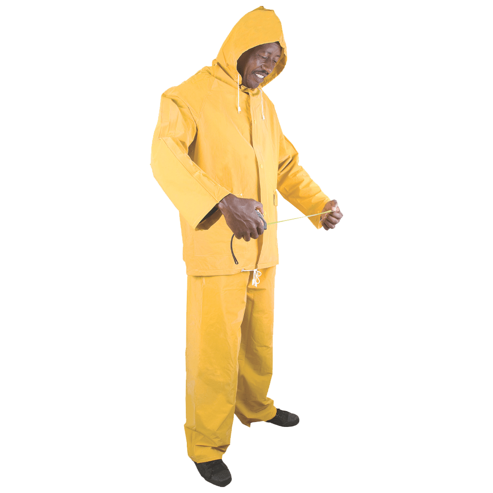 RAINSUIT MSAFE YEL R/RIZED M 2PC+HOOD