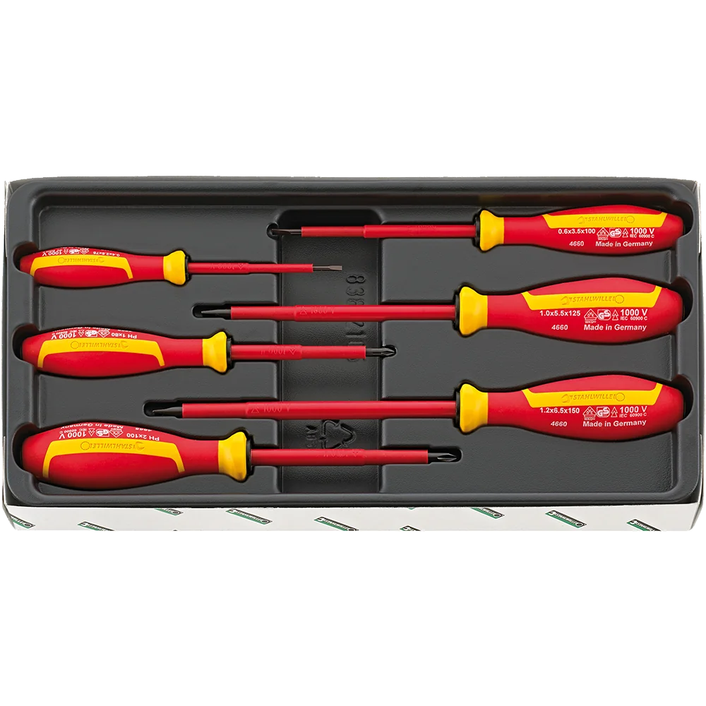 S/WILLE SCREWDRIVER SET ELEC VDE 4695