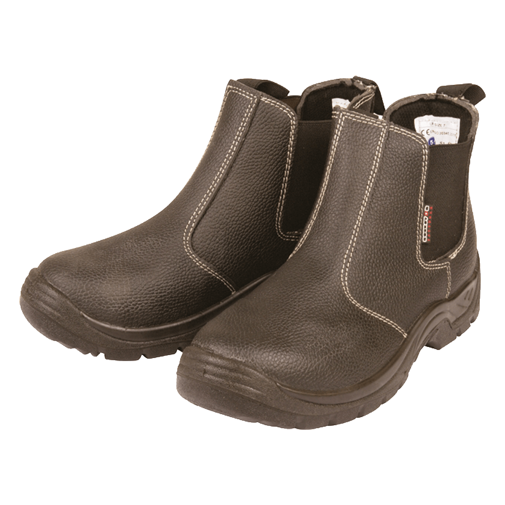 SAFETY BOOT CHELSEA STEELCAP S10 BROWN