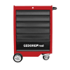 TOOL TROLLEY GED RED 6 DRAWER 218 PCE