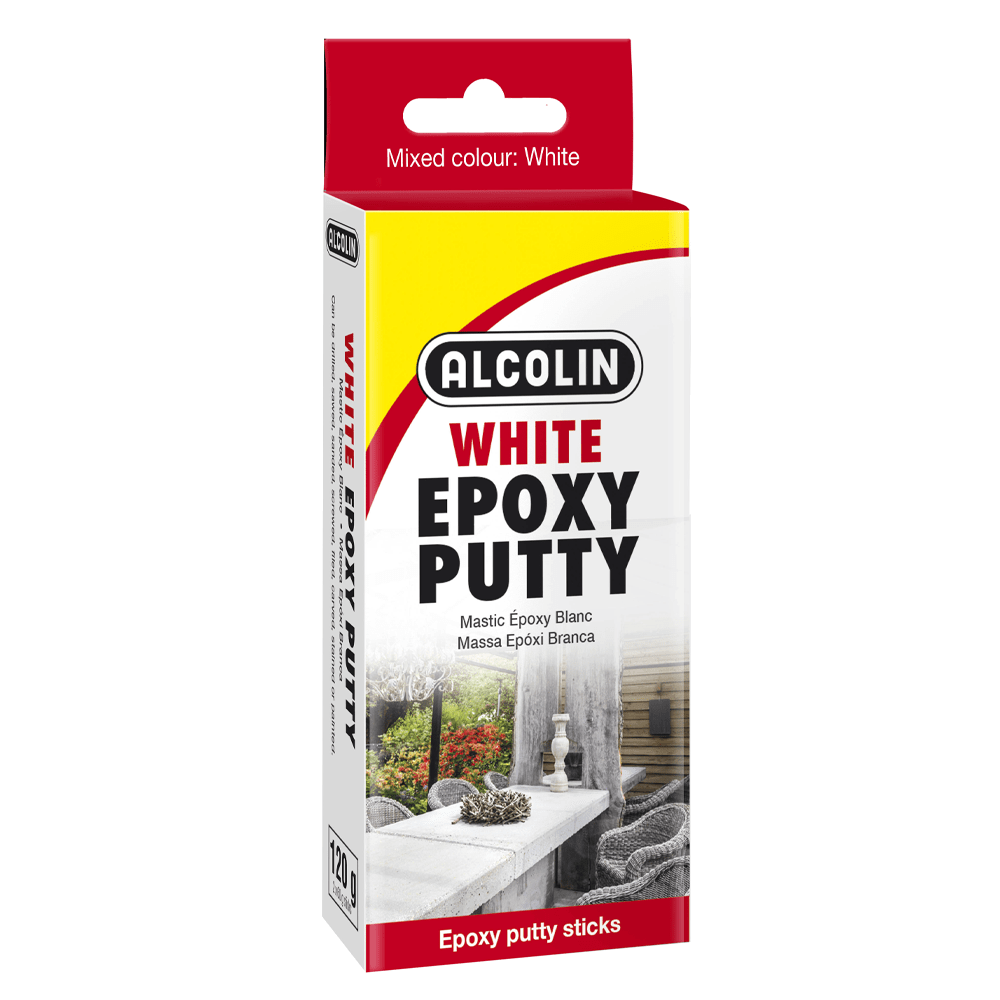 ALCOLIN EPOXY PUTTY WHITE 2 X 60GR