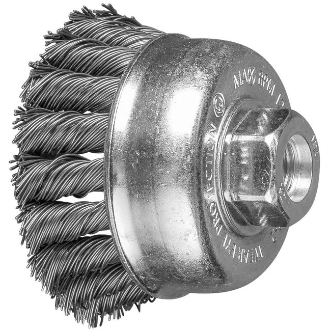 PFERD Knotted Wire Cup Brush 80mm M14
