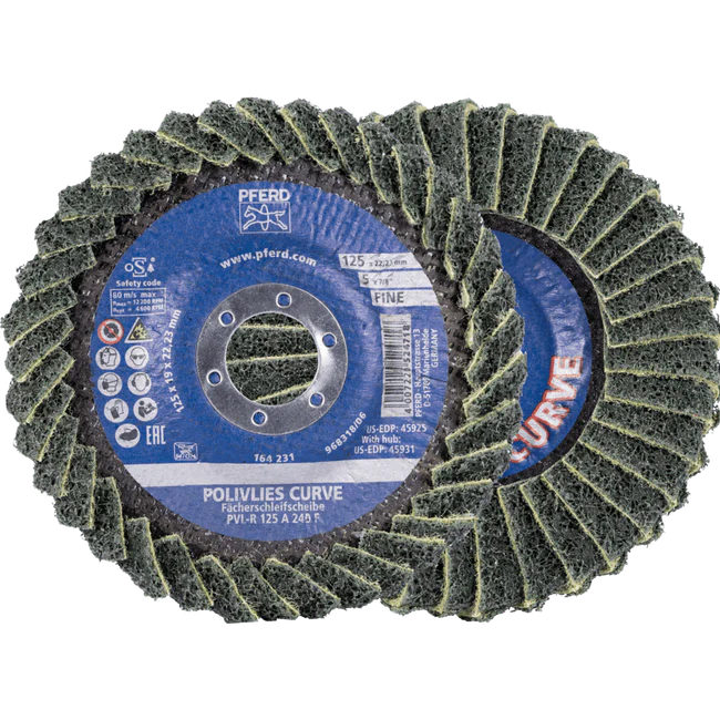 PFERD POLIVLIES CURVE FLAP DISC PVL-R 125MM DISC - 1 Pc