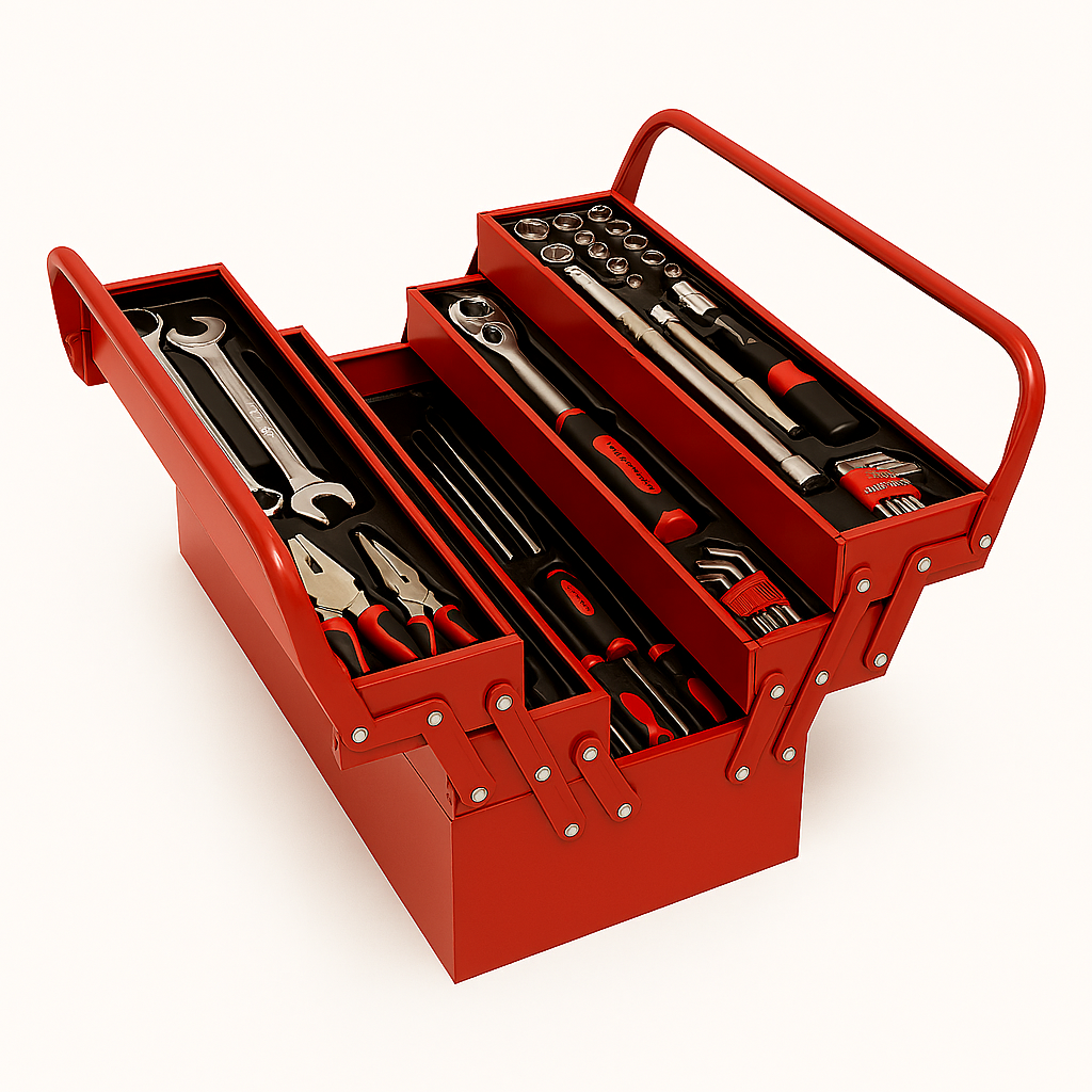 TOOLBOX COMPLETE GEDORE RED 65 PCE