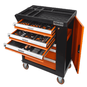 ken90345-tool-trolley-kendo-6-drawer-146pc-set