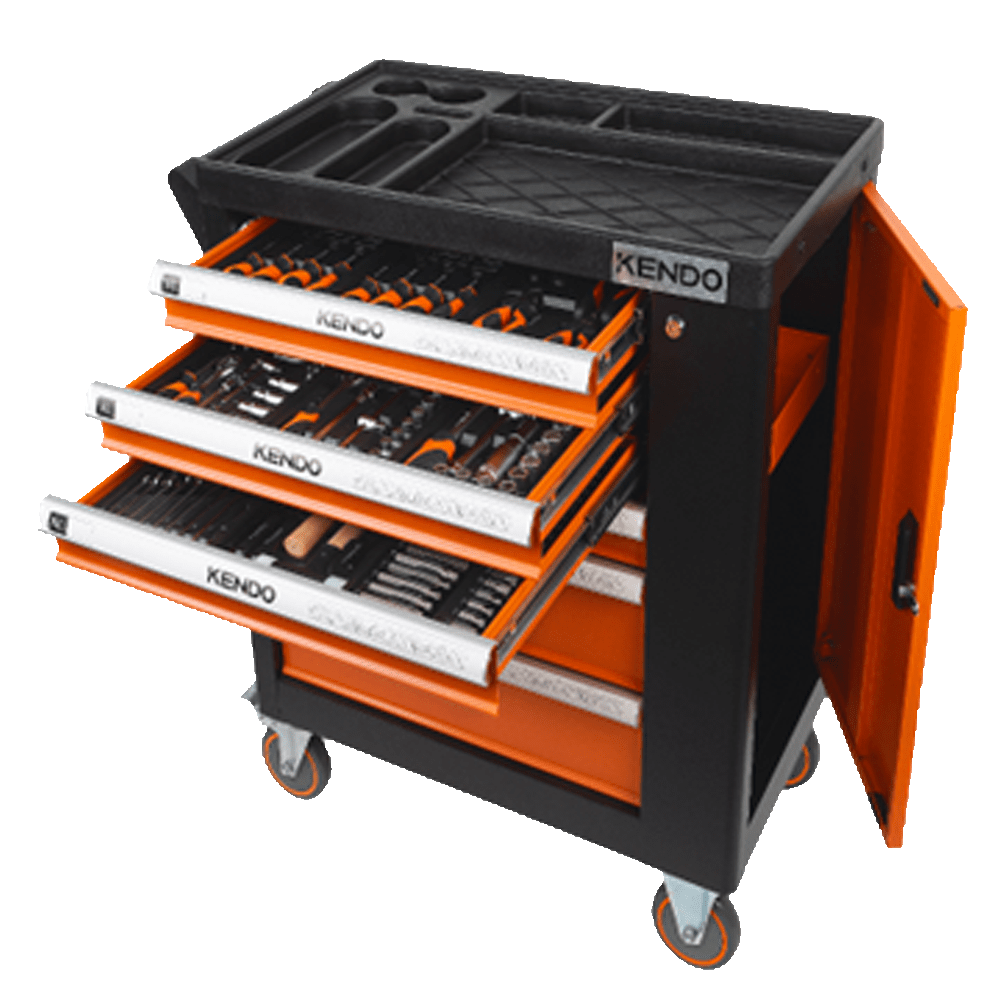 KEN90345 – TOOL TROLLEY KENDO 6 DRAWER 146PC SET KEN90345 – TOOL TROLLEY KENDO 6 DRAWER 146PC SET